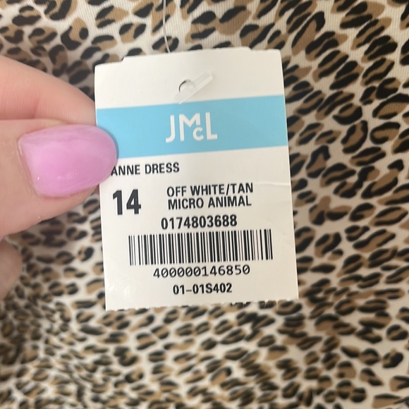 NWT J. McLaughlin Anne Sleeveless Animal Print Dress - Picture 6 of 13